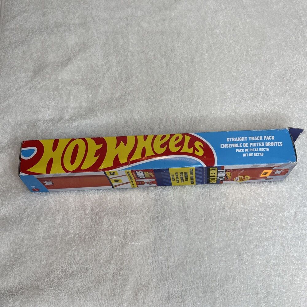 Hot Wheels Track Creator 3’ Straight Track Pack With 2 Adapters NIB NEW SEALED